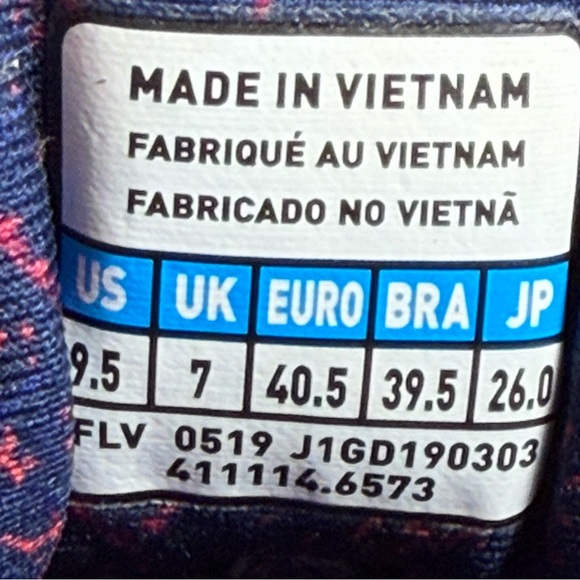 MIZUNO Shoes Womens Size 9.5 Wave Rider 23 Red & Blue Athletic Sneakers - Picture 10 of 11